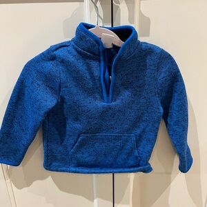 Joe Fresh Kids Blue Half-Zip Sweatshirt 18-24m